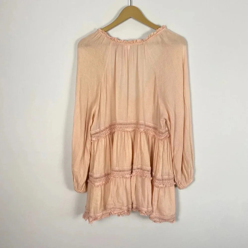 Eberjey Pink Summer of Love Sofia Swim Cover Up Dress - Picture 10 of 16